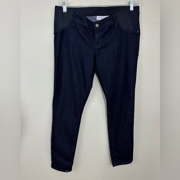 Isabel sz 10 / 30 deep naveymaternity jeans Jegging look not overly tight - Picture 1 of 13